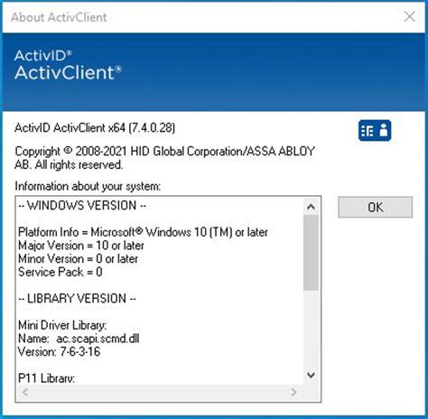 About ActivID ActivClient 